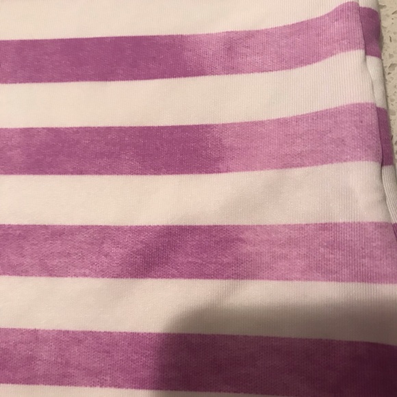 Nike Dry-Fit Purple Striped Workout Top size XS - Picture 2 of 6